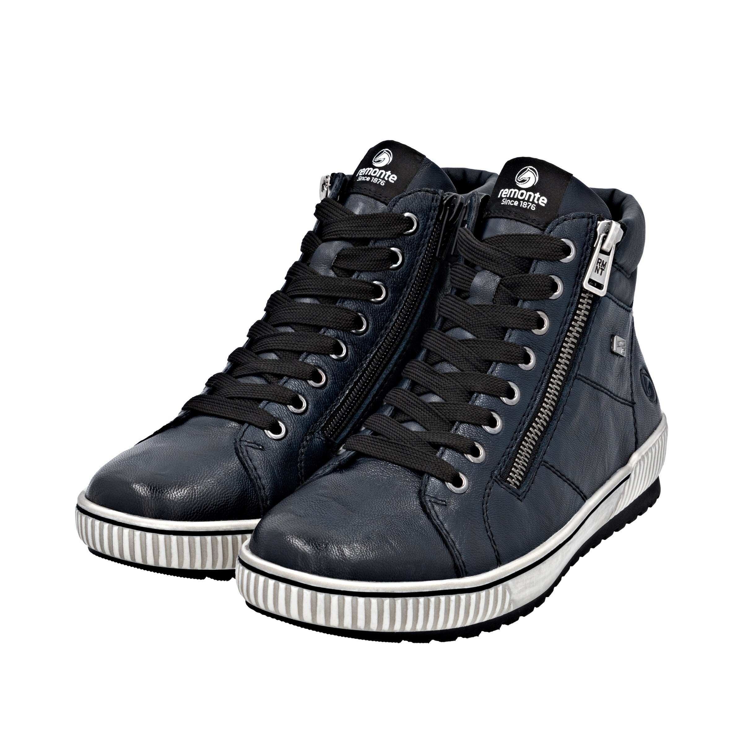 REMONTE Schnürstiefelette in Blau