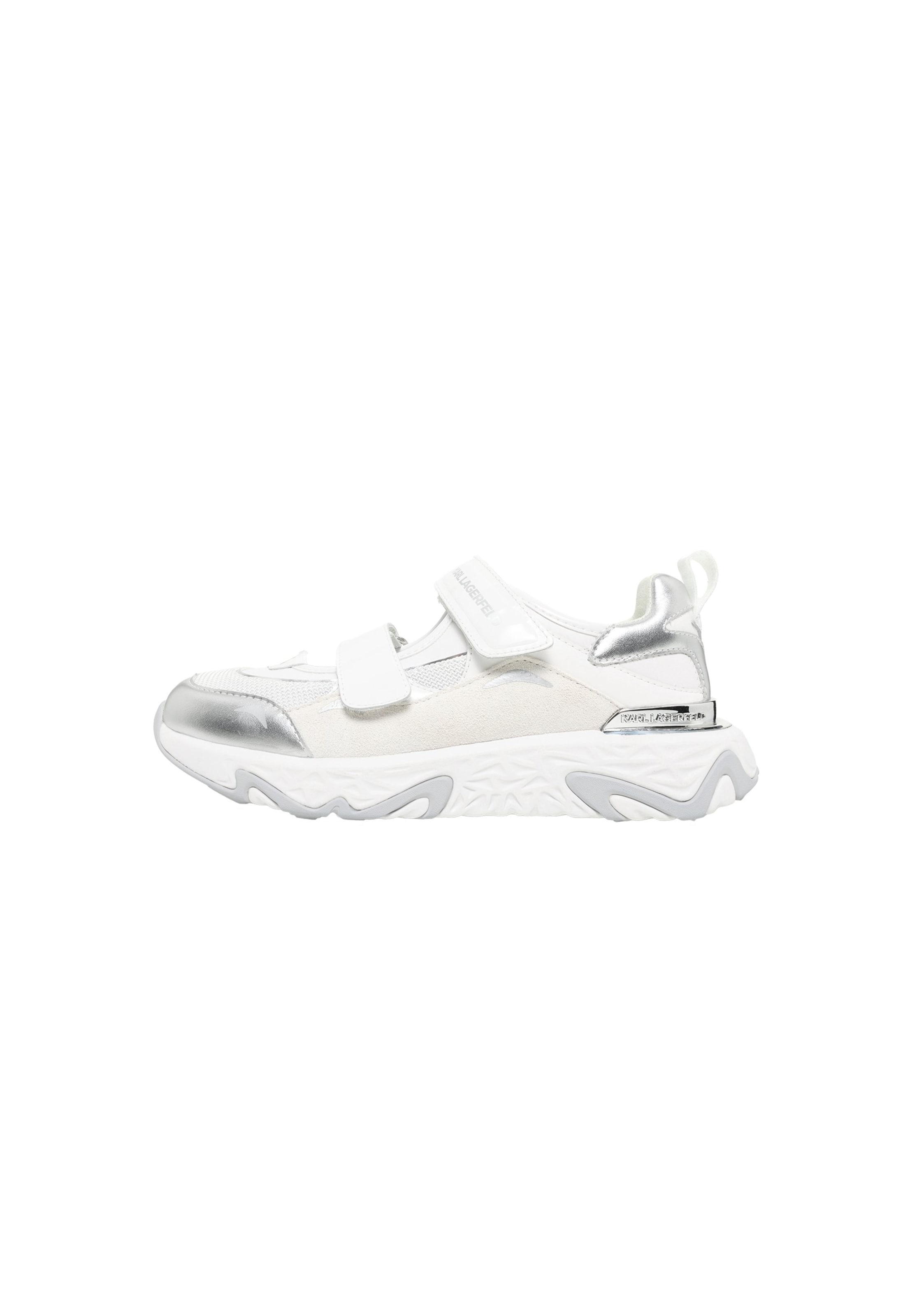 Sneaker low de la Karl Lagerfeld pe alb: față