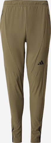 Pantaloni sportivi 'Designed for Training' di ADIDAS PERFORMANCE in verde: frontale