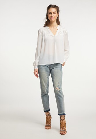 usha FESTIVAL - Blusa en blanco