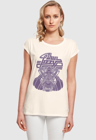 Merchcode T-Shirt 'Rocker Infill' in Beige: Vorderseite