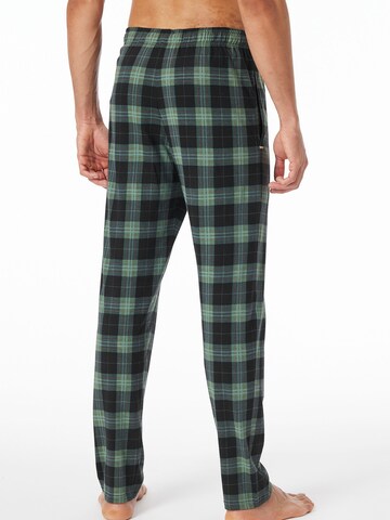SCHIESSER Regular Pyjamahose ' Mix & Relax ' in Blau