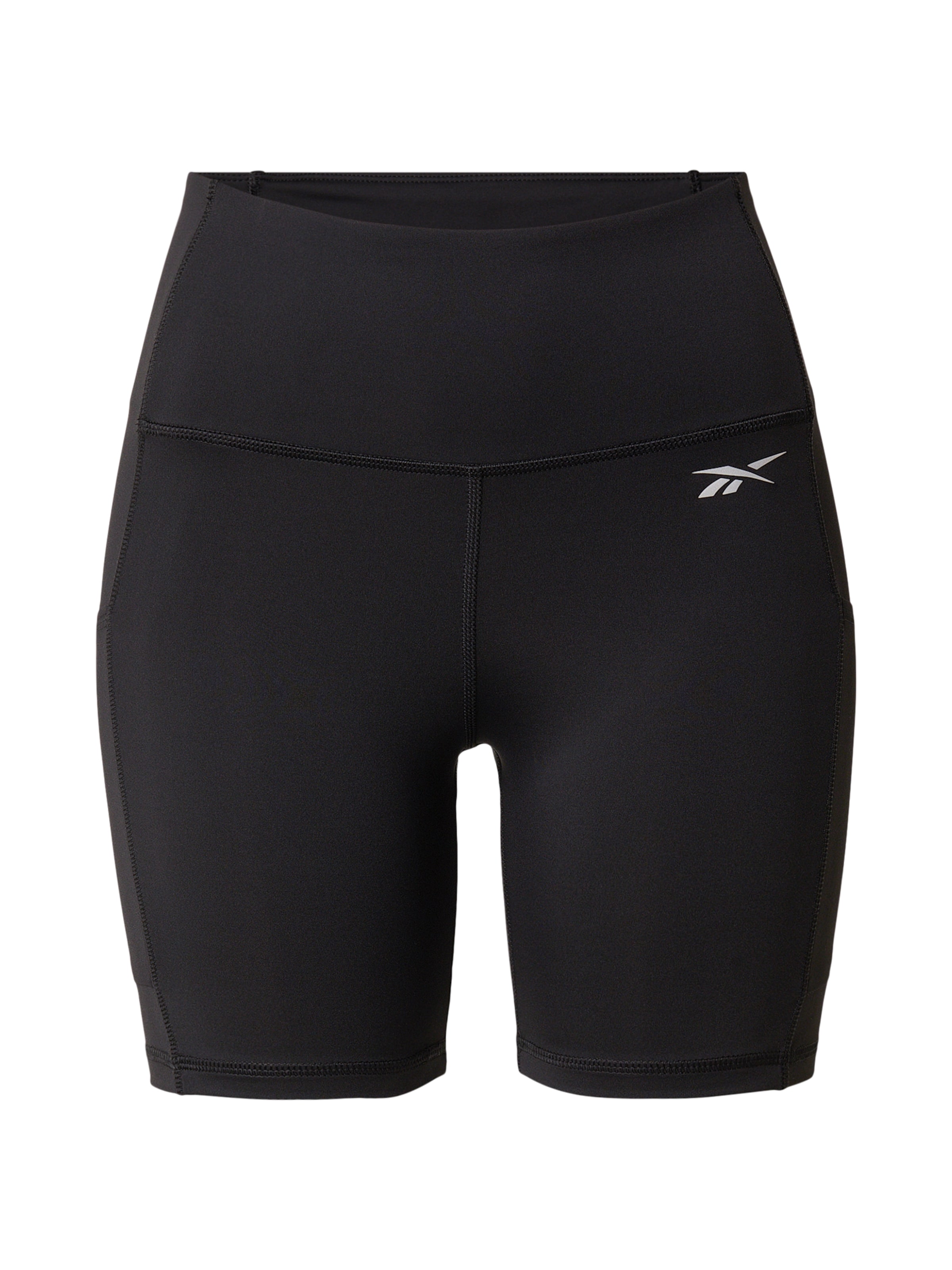 Skinny Pantaloni sportivi di Reebok in nero: frontale