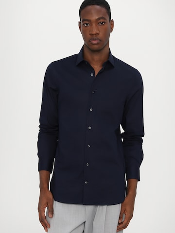 Michael Kors Slim fit Overhemd in Blauw