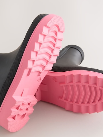 Next Gummistiefel in Schwarz