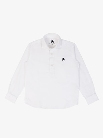 Scalpers Regular fit Button up shirt in White: front
