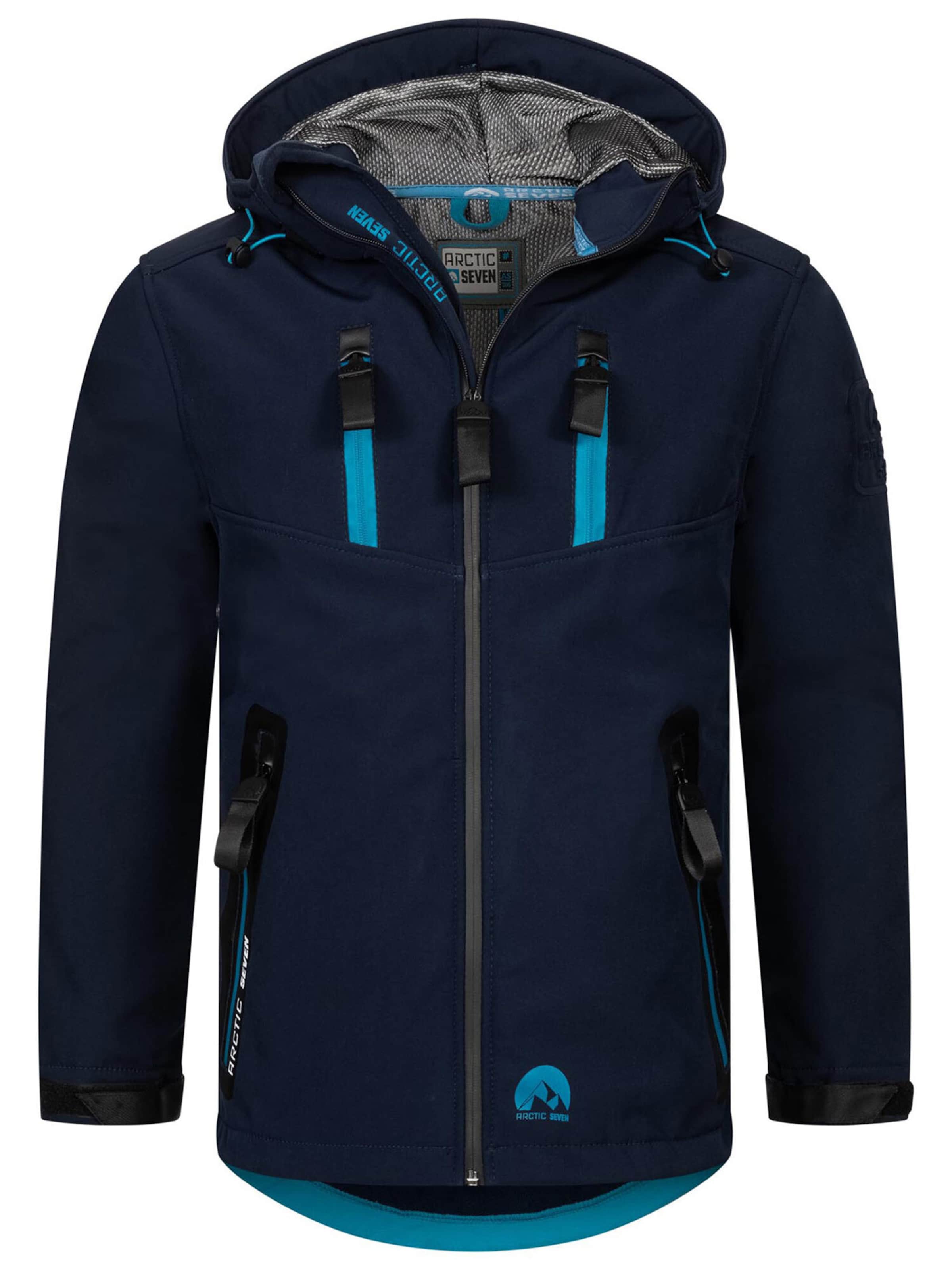 Arctic Seven Outdoorjas 'AS306 ' in Blauw: voorkant