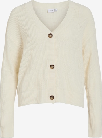 Cardigan 'VIAVELINE' VILA en blanc : devant