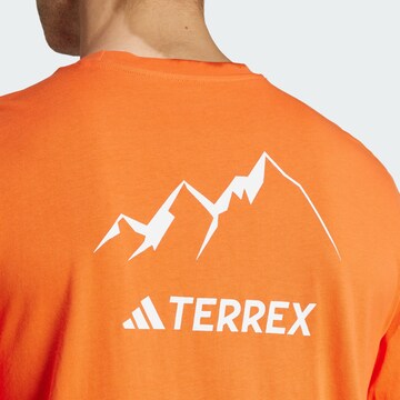 ADIDAS TERREX Funktionsshirt in Orange