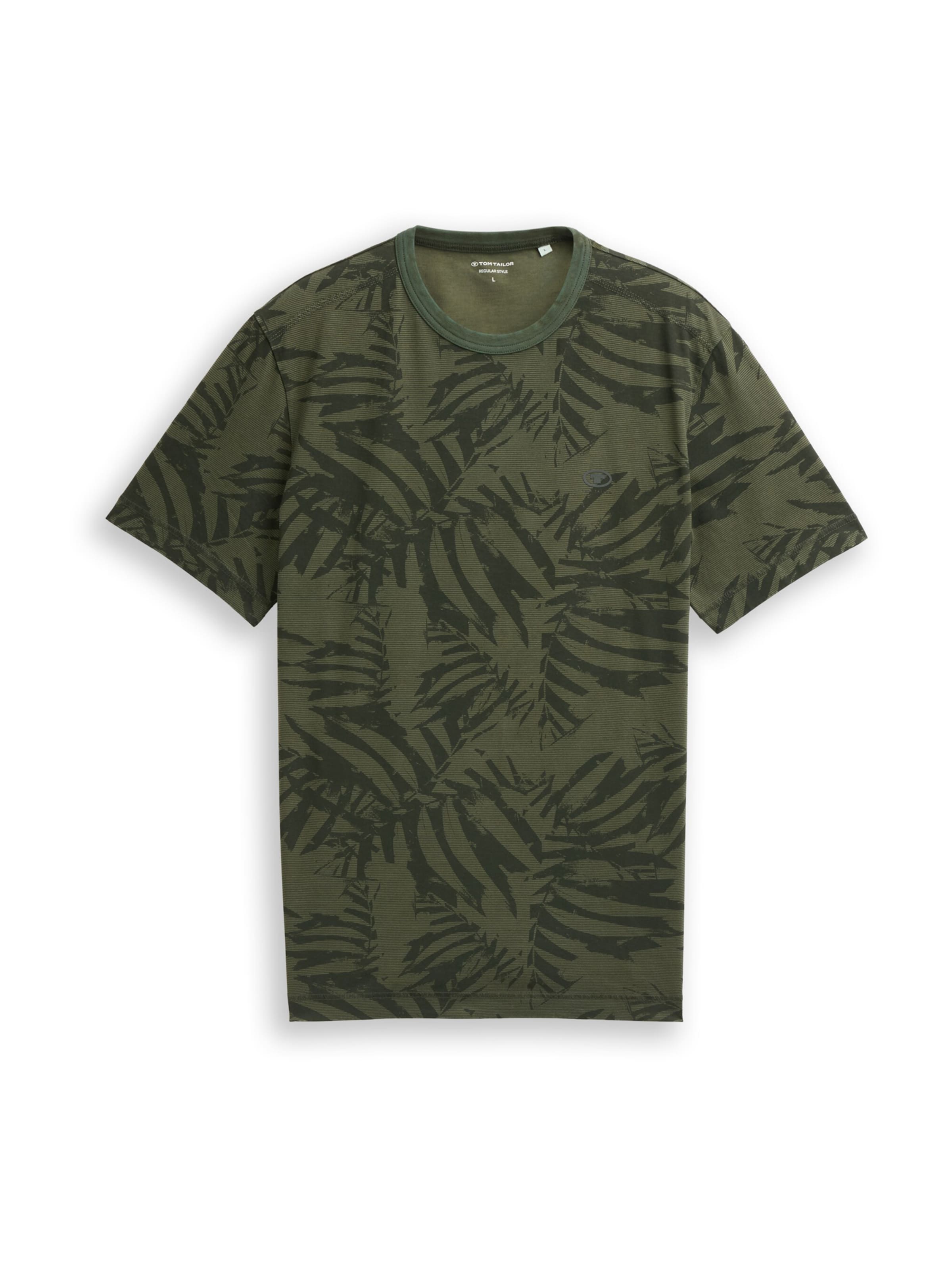 TOM TAILOR Shirt in Groen: voorkant