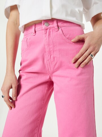 Dorothy Perkins Wide Leg Jeans in Pink