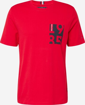 TOMMY HILFIGER T-Shirt in Rot: predná strana