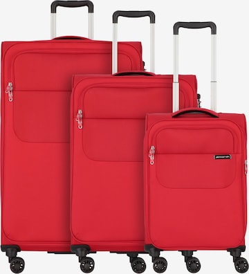March15 Trading Suitcase Set 'Carter' in Red: front