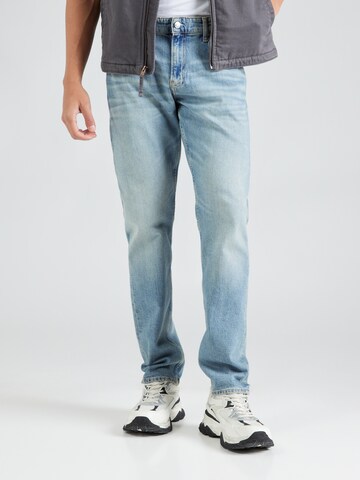 Calvin Klein JeansSlimfit Traperice - plava boja: prednji dio