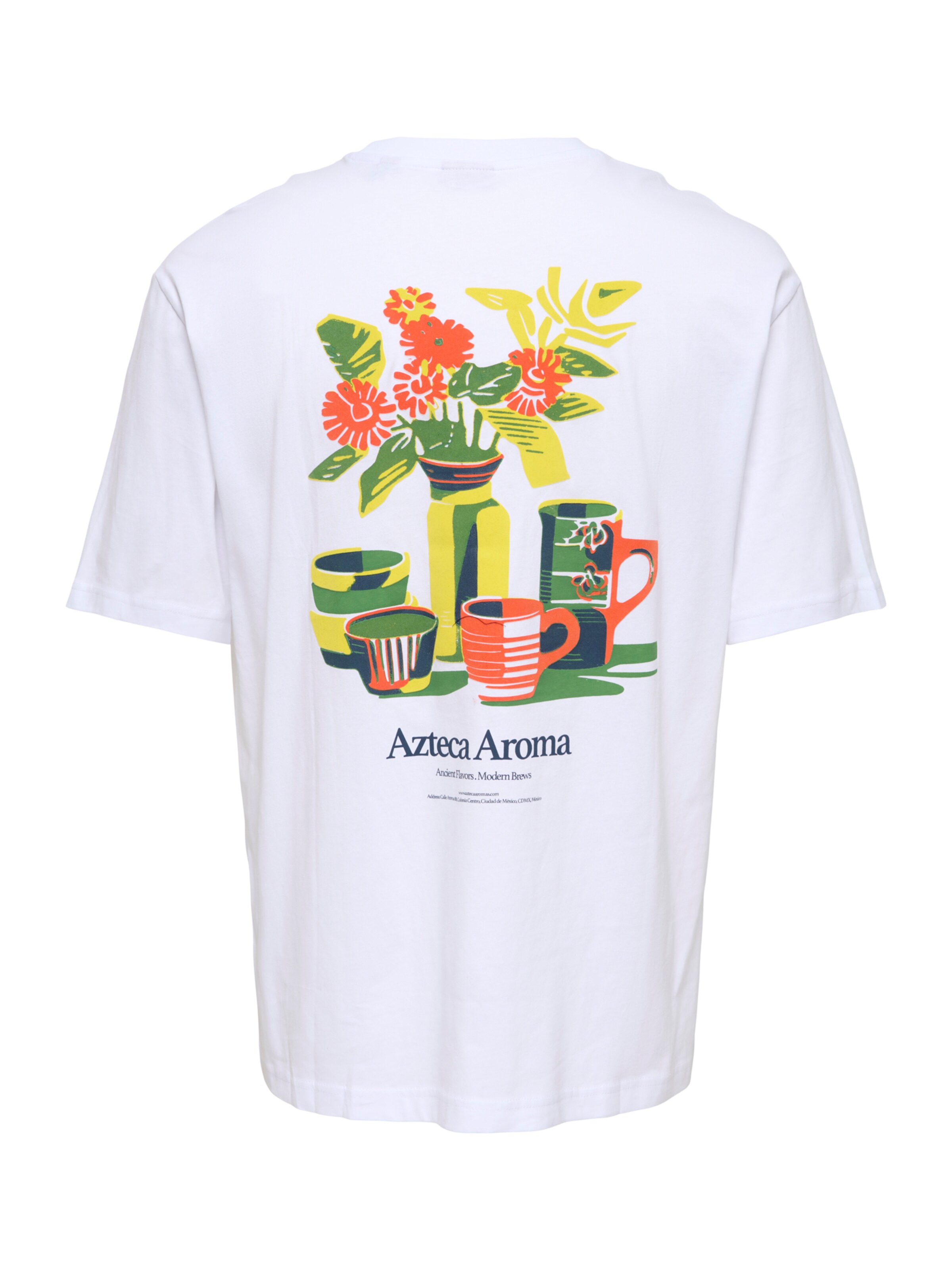 Tricou 'ONSAXEL DORADO' de la Only & Sons pe alb