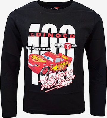 Disney Cars Shirt 'Disney Cars Lightning McQueen' in Schwarz: Vorderseite
