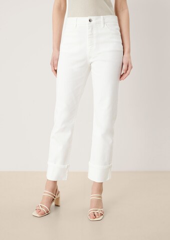 s.Oliver BLACK LABEL Regular Jeans in White: front