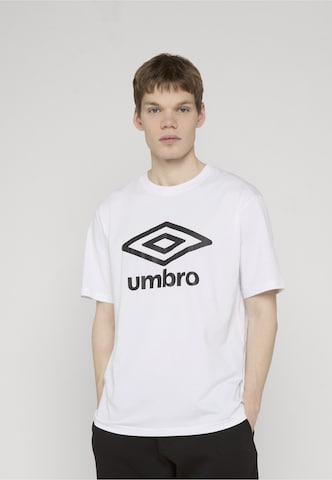 T-Shirt 'Team' UMBRO en blanc : devant