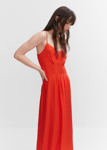 MANGO Letní šaty 'Salinas' – červená