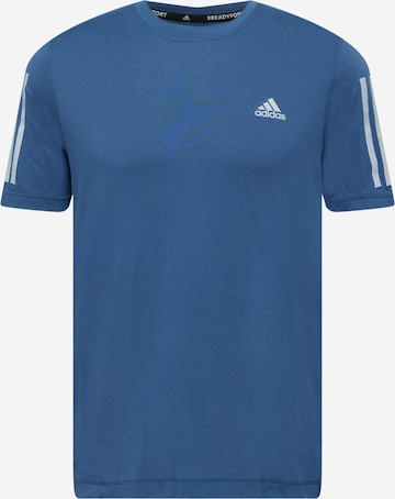 ADIDAS SPORTSWEARTehnička sportska majica - plava boja: prednji dio