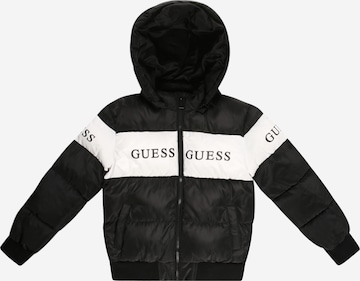 GUESS - Chaqueta de entretiempo en negro: frente