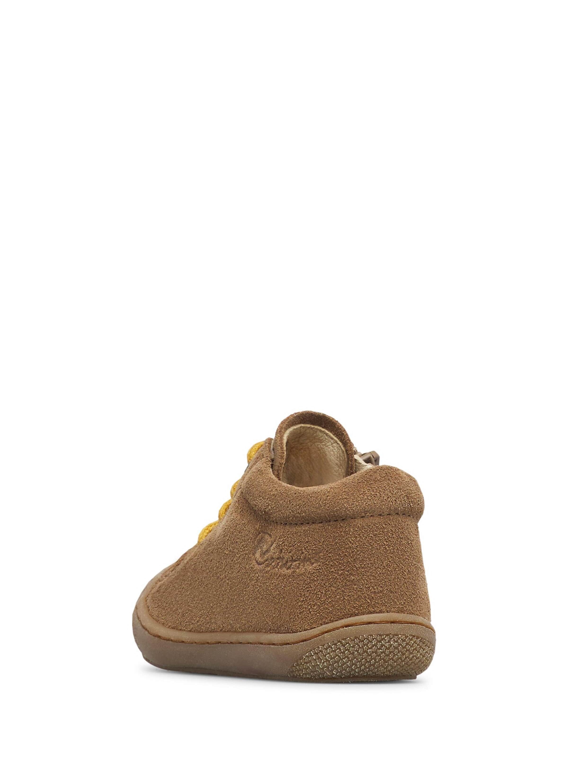 NATURINO Halbschuh 'COCOON ZIP'‌‌‌‌‌‌‌‌‌‌ in Braun