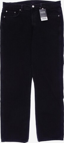 Arket Jeans in 33 in Black: front