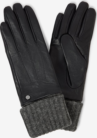 Pearlwood Handschuhe ' Lipa ' in Schwarz: Vorderseite