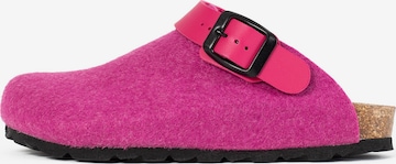 Bayton Slipper 'Noma' in Pink: front