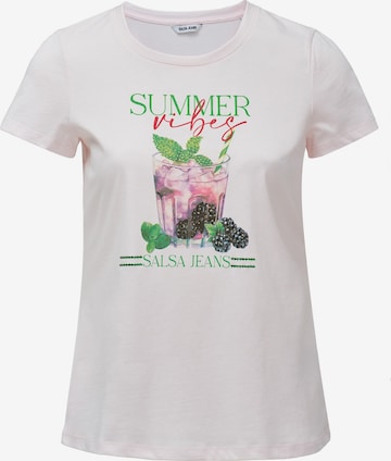 Salsa Jeans T-shirts in Pink: Vorderseite