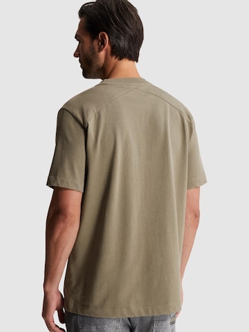 CAST IRON T-shirt 'T-shirt in jersey with artwork' i grön