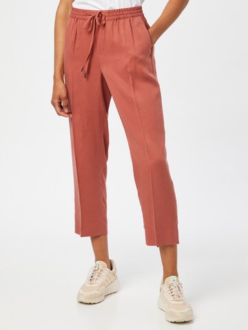 Loosefit Pantalon à plis Banana Republic en rouge : devant