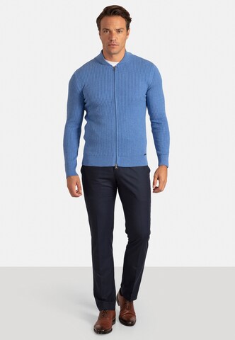 Sir Raymond Tailor Strickjacke 'Milan' in Blau