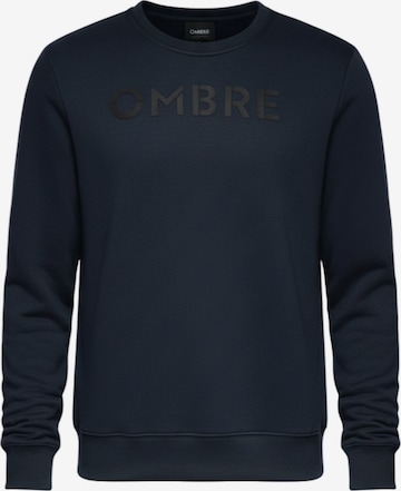 Ombre Sweatshirt 'B1711' in Blue: front
