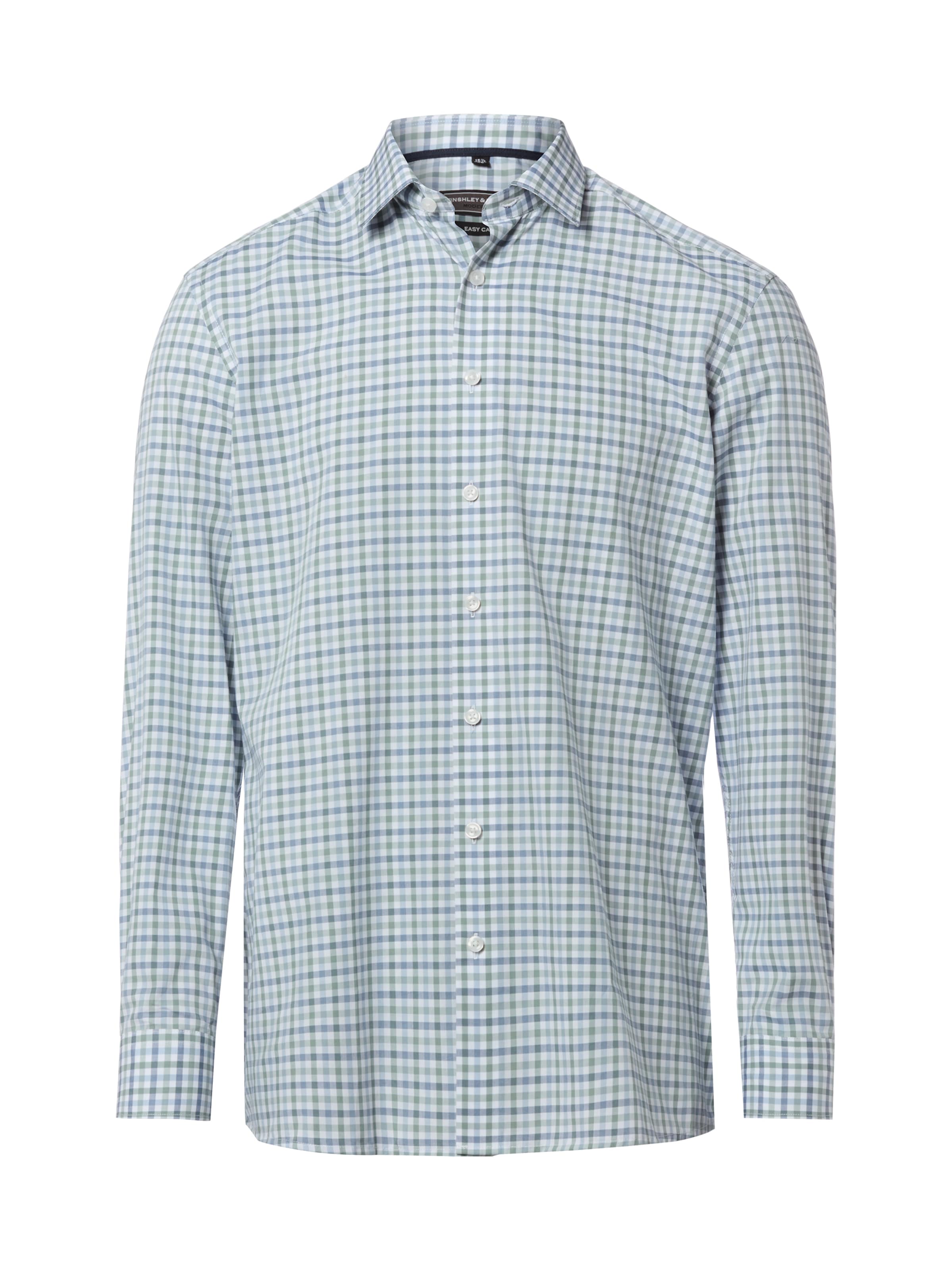 Finshley & Harding Regular Fit Businesshemd in Grün: Vorderseite