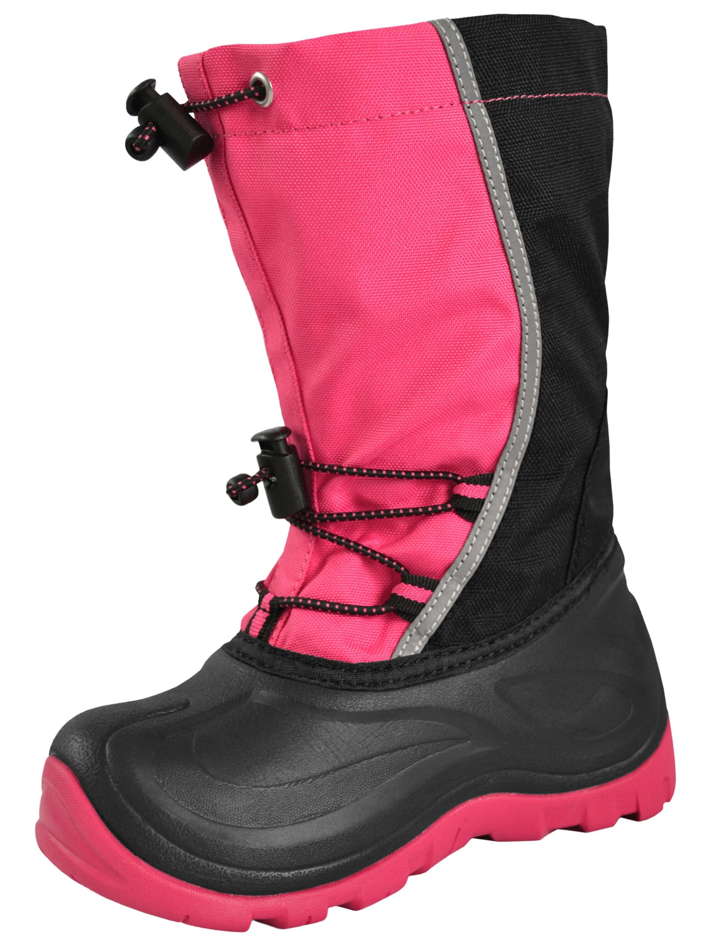 Bottes de neige normani en rose : devant
