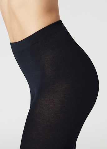 CALZEDONIA Tights 'thermo' in Blue