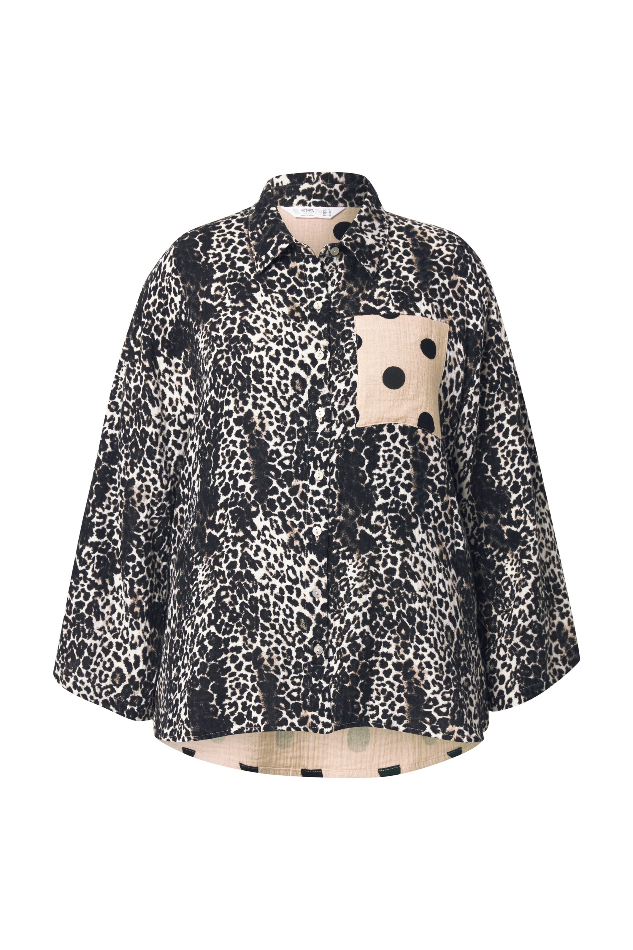 Angel of Style Blouse in Zwart: voorkant