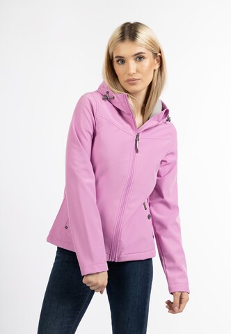 Veste fonctionnelle Schmuddelwedda en rose : devant