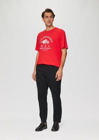 Coupe slim Pantalon chino s.Oliver en noir