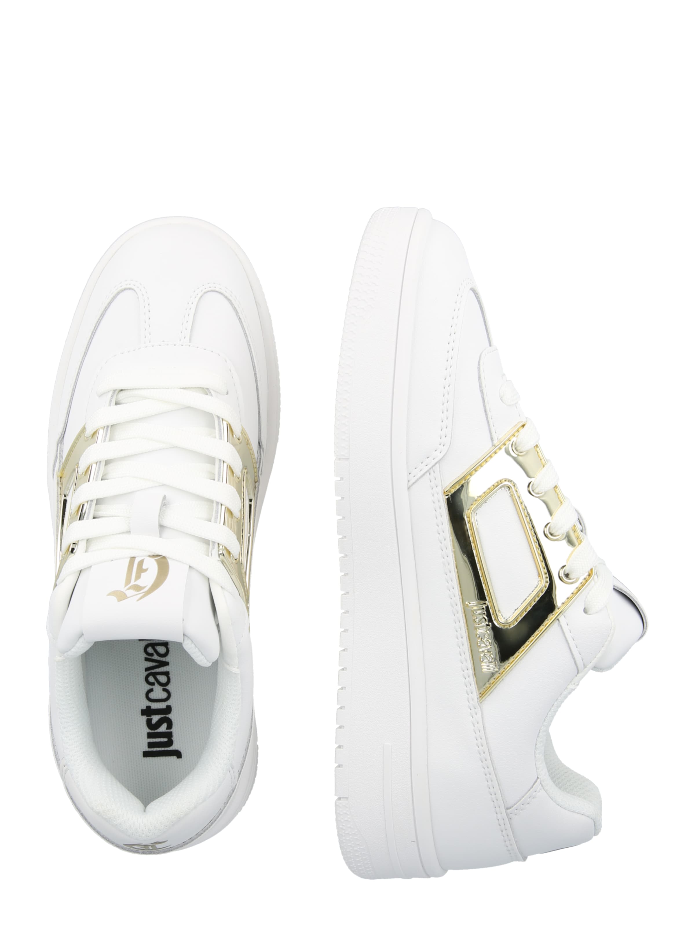 Just Cavalli Platform trainers 'FONDO AZULA  DIS. 02' in White