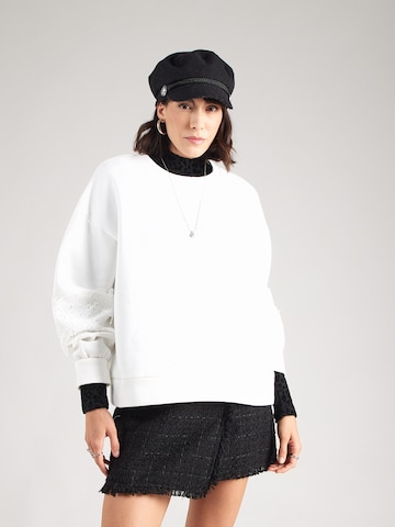 VILA - Sudadera 'VIBRODA' en blanco: frente