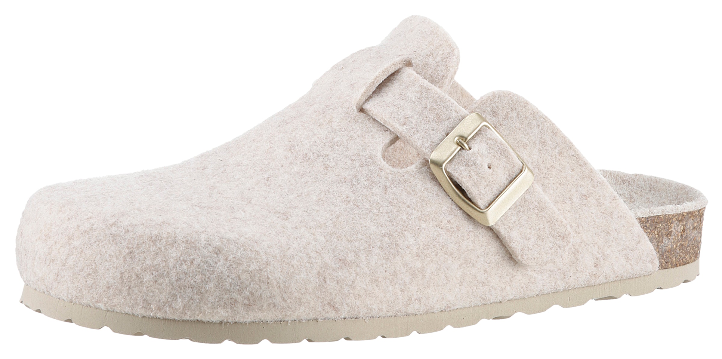 Bio Life Clogs in Beige: Vorderseite