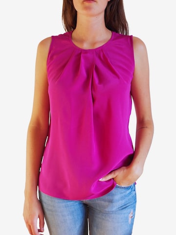 Chemisier 'Seidenbluse Gileseta' Posh Gear en violet : devant
