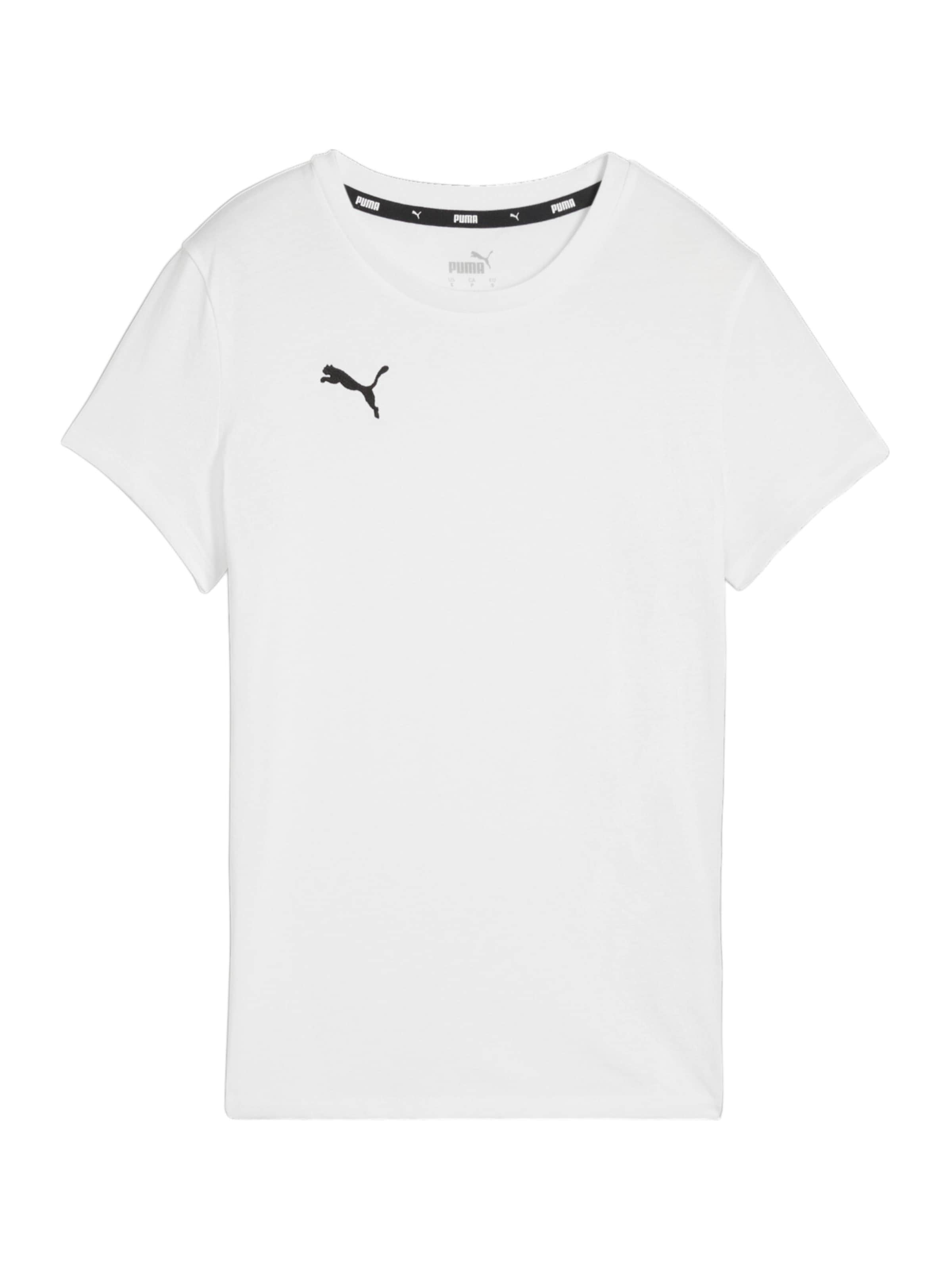 PUMA Performance Shirt 'TeamGoal' in White: front