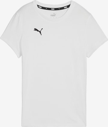 PUMA Functioneel shirt 'TeamGoal' in Wit: voorkant