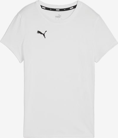 PUMA T-Shirt 'teamGOAL' in schwarz / weiß, Produktansicht