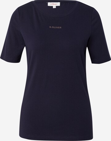 s.Oliver T-Shirt in Blau: predná strana