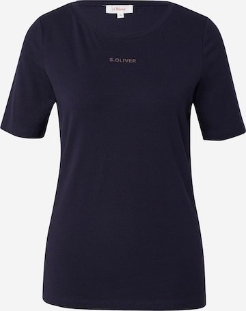 s.Oliver T-Shirt in Blau: predná strana