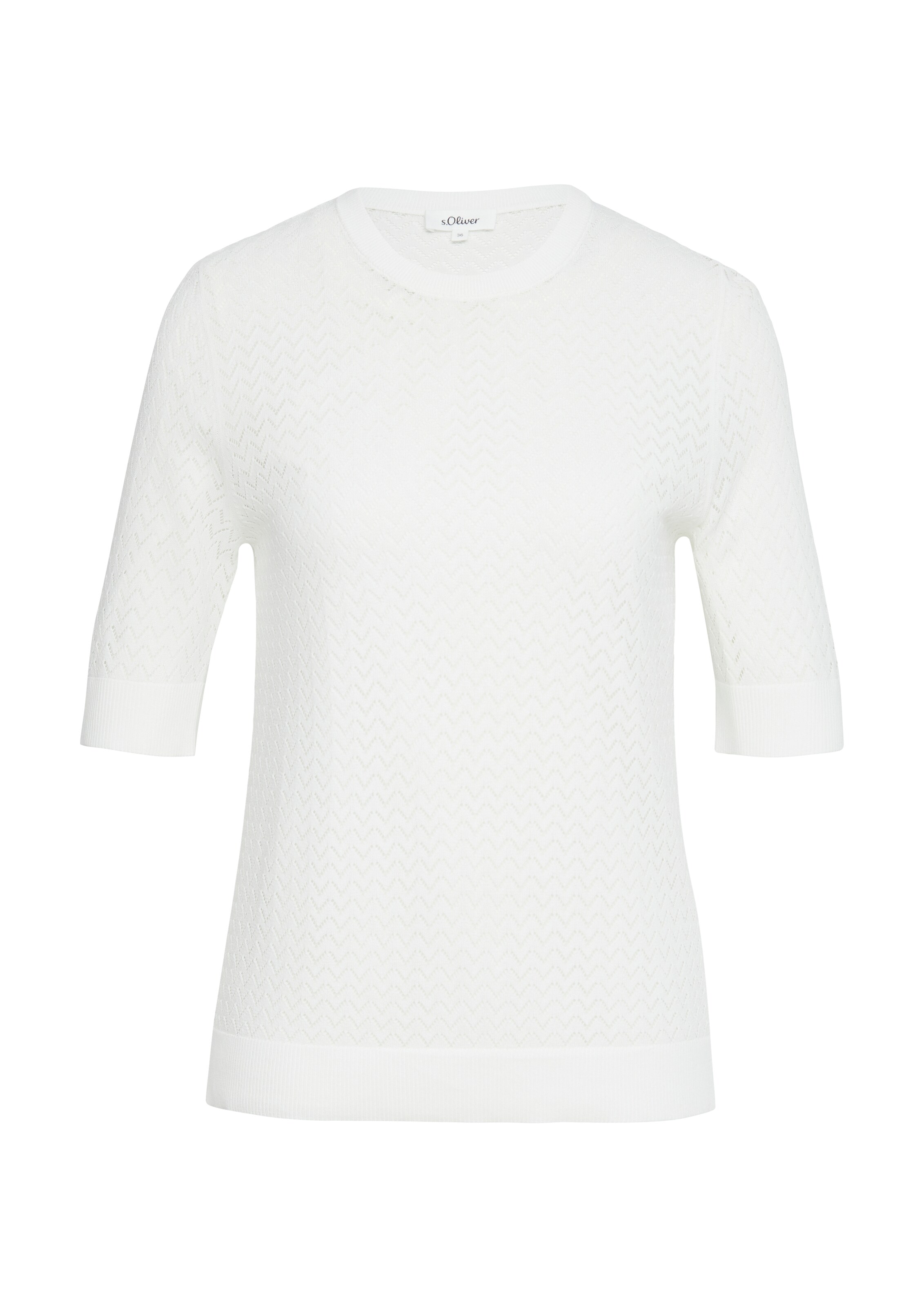 s.Oliver Trui in Wit: voorkant
